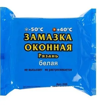 Замазка оконная 400 г Белая. Рязань (27)