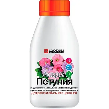 Агрис Петуния органоминеральное удобрение 0,25л (20)
