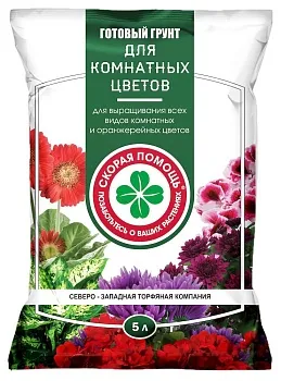 Грунт для Комнатных цветов "Скорая помощь" 5л (5/385)