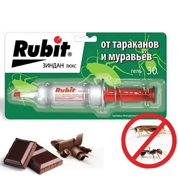 Рубит Зиндан гель от тараканов и муравьев 30г (40)