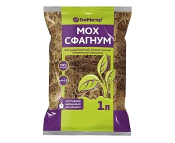 Мох-сфагнум 1л Биотехнологии (50)