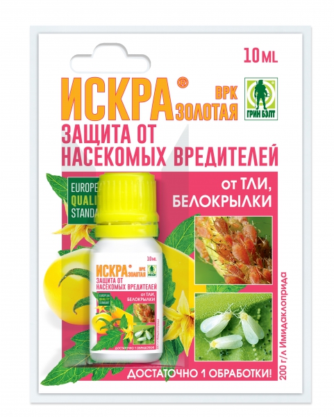 Искра Золотая от тли и белокрылки фл 10мл