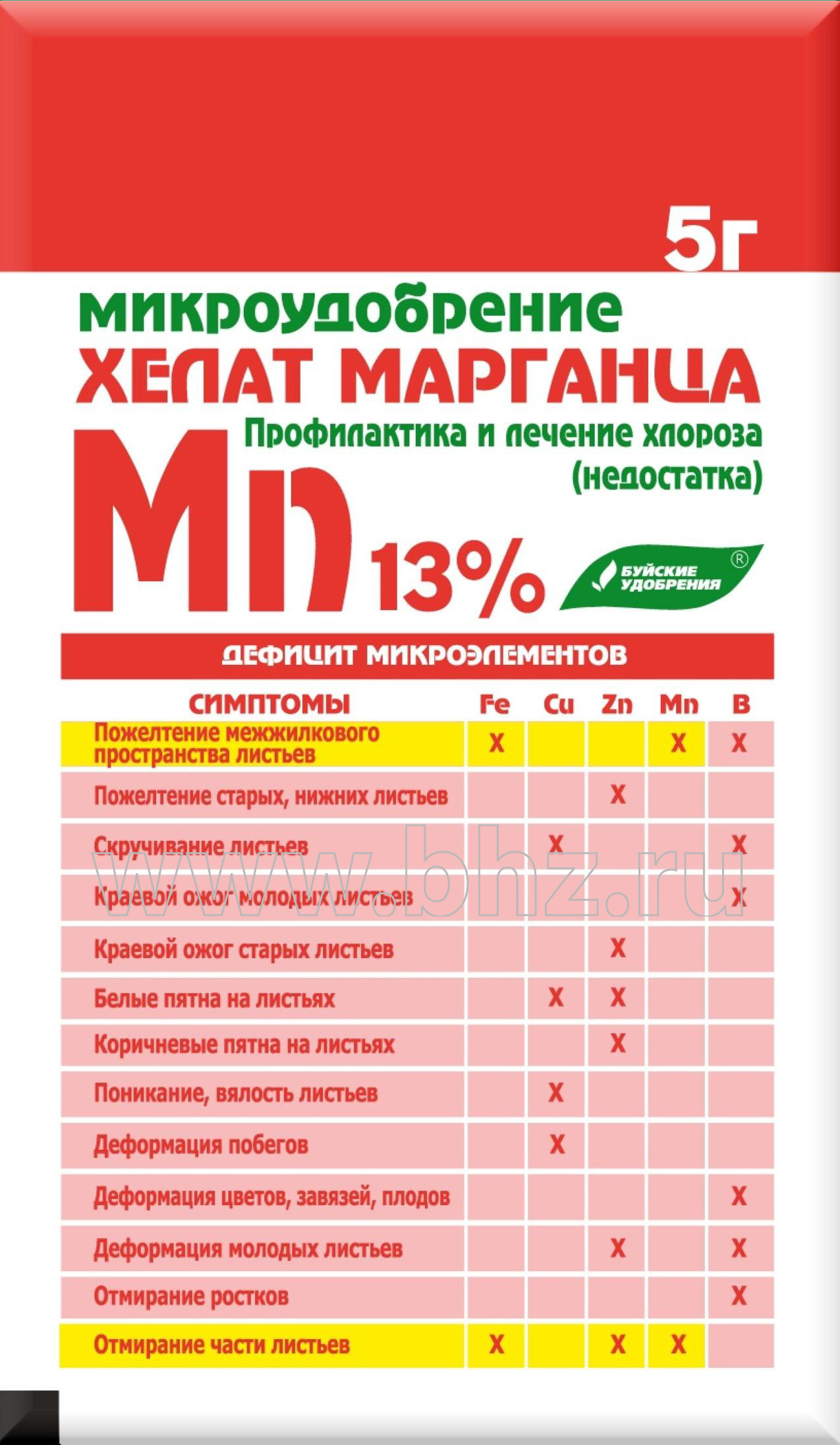 к хелат марганец