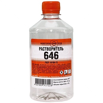 Растворитель №646 0.4л ПЭТ Н.Новгород (25)
