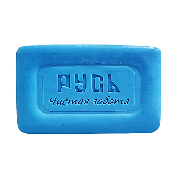 Мыло хоз голубое "Русь Чистая забота" 150гр.(30)