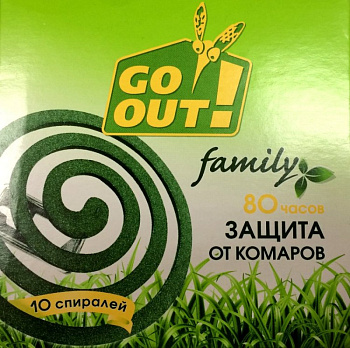 Спирали от комаров GO OUT (24)